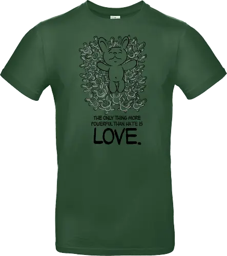 The only thing more powerful than hate is love.