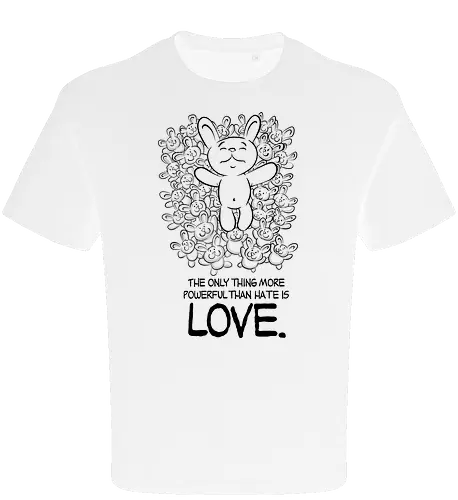 The only thing more powerful than hate is love.