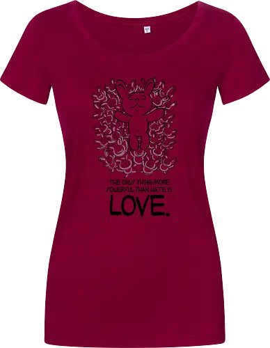 The only thing more powerful than hate is love.