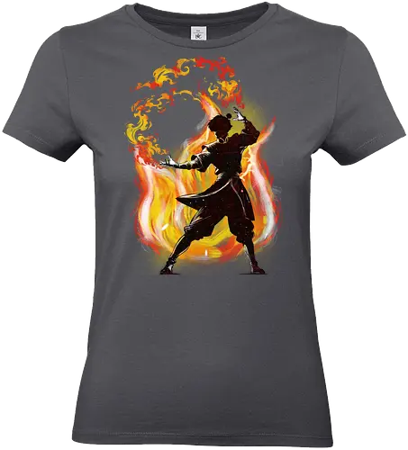 Dancing with fire - avatar the last air bender, Fire Nation, Prince Zuko, tv show, anime, television, fantasy, cute, kids, Aang - Standard T-Shirt (Women)