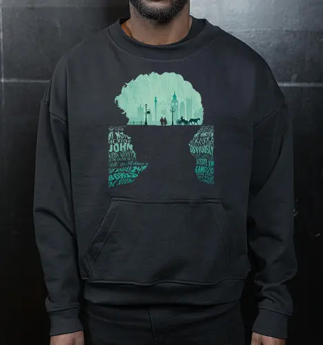 Sherlock BBC - London Silhouette 221B Baker Street