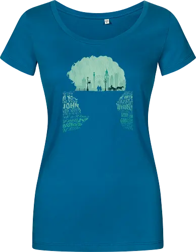 Sherlock BBC - London Silhouette 221B Baker Street