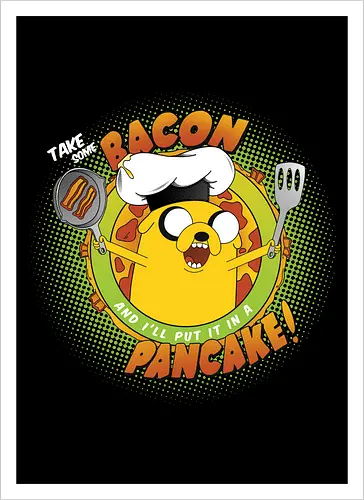 Cartoon - Jake Bacon Pancakes Koch