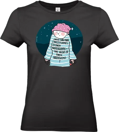 Ratzefummel - Ringelpulliweisheit, Ringelpulli, Spruch, Weisheit, Lebensweisheit, handgezeichnet, Augeanhirn - Standard T-Shirt (Women)