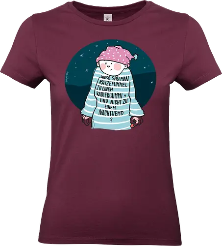 Ratzefummel - Ringelpulliweisheit, Ringelpulli, Spruch, Weisheit, Lebensweisheit, handgezeichnet, Augeanhirn - Standard T-Shirt (Women)