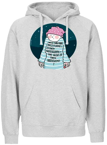 Ratzefummel - Ringelpulliweisheit, Ringelpulli, Spruch, Weisheit, Lebensweisheit, handgezeichnet, Augeanhirn - Fairtrade Hoodie