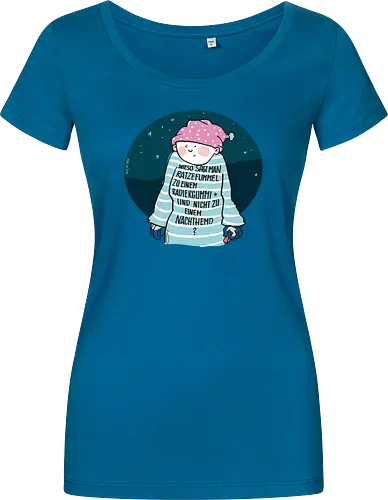 Ratzefummel - Ringelpulliweisheit, Ringelpulli, Spruch, Weisheit, Lebensweisheit, handgezeichnet, Augeanhirn - Women T-Shirt