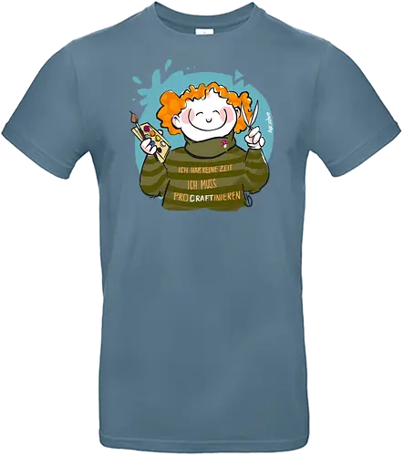 ProCRAFTinieren - Ringelpulliweisheit, Ringelpulli, Spruch, Weisheit, Lebensweisheit, handgezeichnet, Augeanhirn - Standard T-Shirt