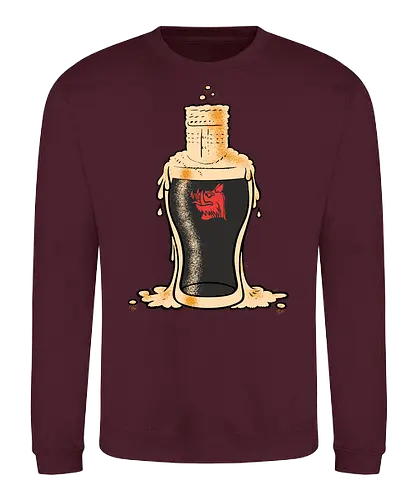 Black Knight Pub House Beer - Beer, Monty Python, The Black Knight, Pub - Sweatshirt