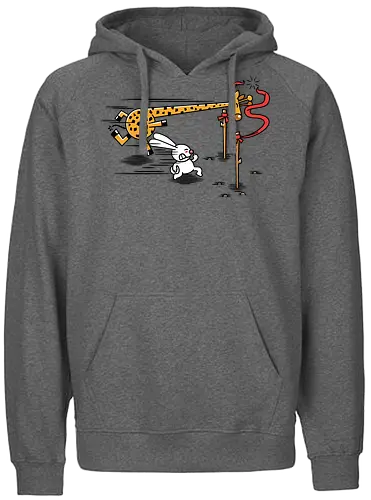 Born Winner - Giraffe, Rabbit, Race, Winner - Fairtrade Hoodie