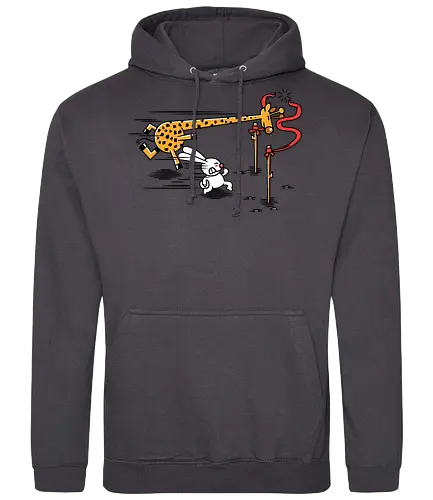 Born Winner - Giraffe, Rabbit, Race, Winner - Standard Hoodie