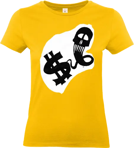 Money makes the world go 'round - Geld, Tod, Money, Death, Techbros - Standard T-Shirt (Women)