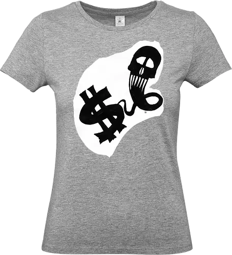 Money makes the world go 'round - Geld, Tod, Money, Death, Techbros - Standard T-Shirt (Women)