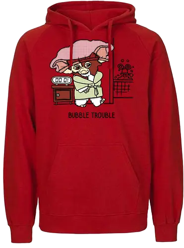 Bubble Trouble - Gremlins, Bath, Movie - Fairtrade Hoodie