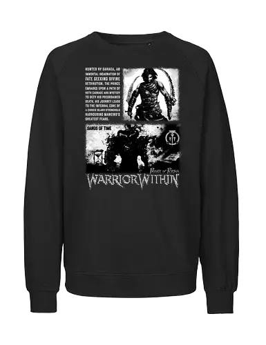 Prince of Persia: Warrior Within - prince of persia, dahaka, the prince, video game, warriors within, demon, devil, video games shirt, prince, persia, sword, gaming shirt, prince of persia tee - Fairtrade Sweatshirt