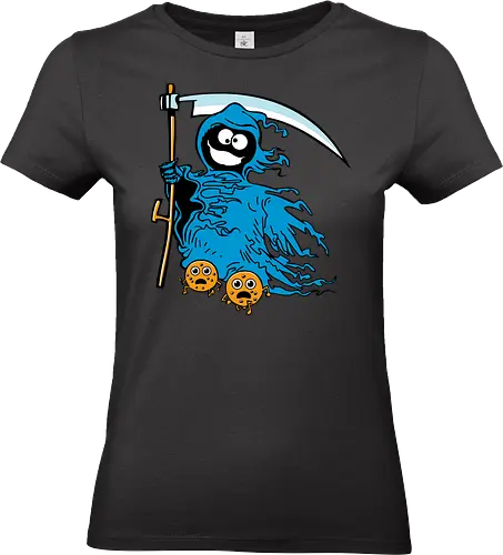Cookie Reaper - Cookie Monster, Cookie, Reaper - Standard T-Shirt (Women)