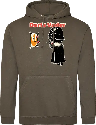 Darts Vader - Space Opera, Villain, Darts - Standard Hoodie