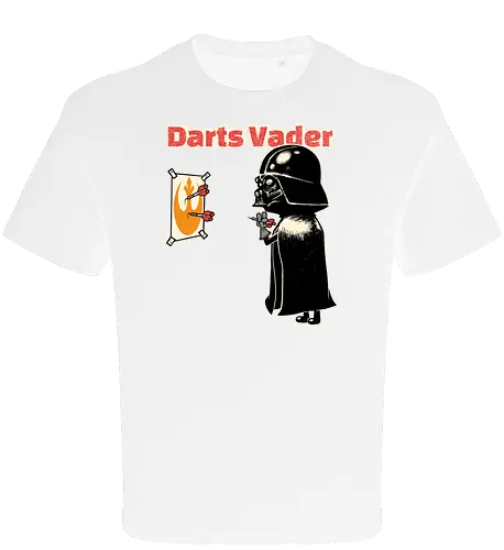 Darts Vader - Space Opera, Villain, Darts - Oversize T-Shirt