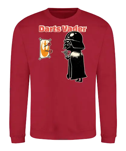 Darts Vader - Space Opera, Villain, Darts - Sweatshirt