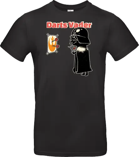 Darts Vader - Space Opera, Villain, Darts - Standard T-Shirt
