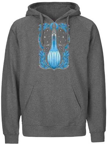 Elf Phial Light Star Potion - Art Nouveau, Elfs, Elf, Phial, Light, Potions, Potion, Star, Medieval, Fantasy, Adventure, Books, Book, Bookworm, Magic, Magical, Movies, Movie - Fairtrade Hoodie