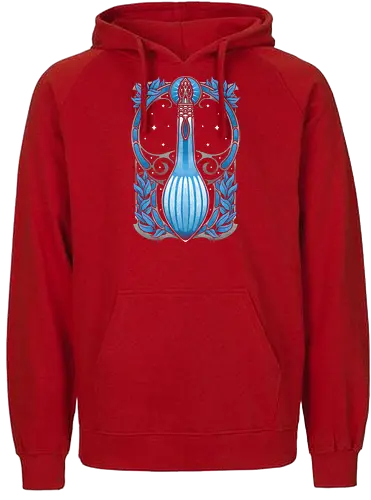 Elf Phial Light Star Potion - Art Nouveau, Elfs, Elf, Phial, Light, Potions, Potion, Star, Medieval, Fantasy, Adventure, Books, Book, Bookworm, Magic, Magical, Movies, Movie - Fairtrade Hoodie