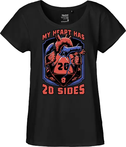 RPG d20 Dice Heart