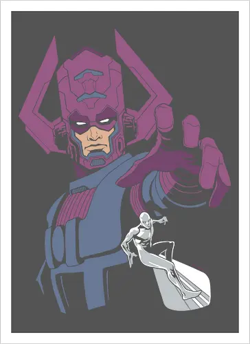 World Eater Cosmic Overlord Minimalist Comic Graphic