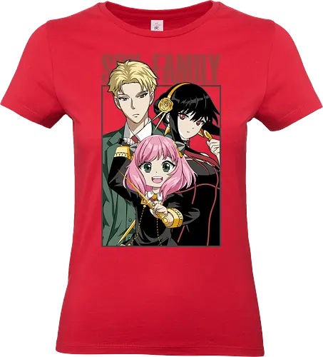 Spy x Family - forger family, action comedy anime, spy anime, manga anime, japanese anime, anime art, otaku style, spy x family, anime series - Standard T-Shirt (Women)