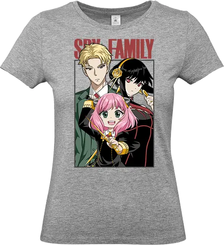Spy x Family - forger family, action comedy anime, spy anime, manga anime, japanese anime, anime art, otaku style, spy x family, anime series - Standard T-Shirt (Women)