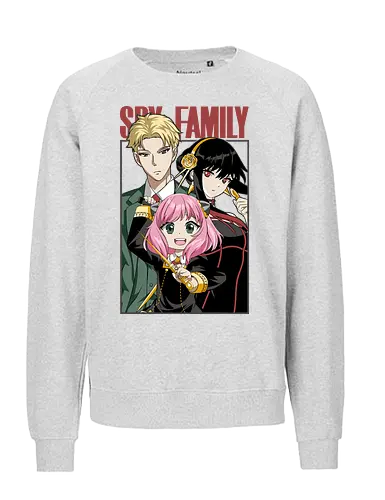 Spy x Family - forger family, action comedy anime, spy anime, manga anime, japanese anime, anime art, otaku style, spy x family, anime series - Fairtrade Sweatshirt