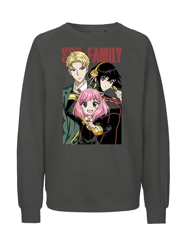 Spy x Family - forger family, action comedy anime, spy anime, manga anime, japanese anime, anime art, otaku style, spy x family, anime series - Fairtrade Sweatshirt
