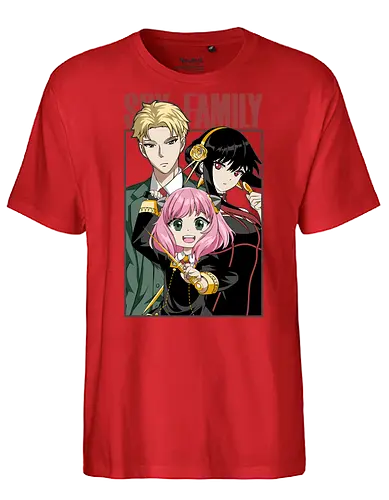 Spy x Family - forger family, action comedy anime, spy anime, manga anime, japanese anime, anime art, otaku style, spy x family, anime series - Fairtrade T-Shirt