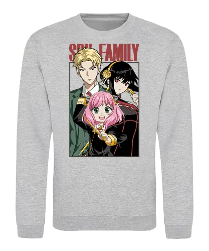 Spy x Family - forger family, action comedy anime, spy anime, manga anime, japanese anime, anime art, otaku style, spy x family, anime series - Sweatshirt