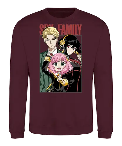 Spy x Family - forger family, action comedy anime, spy anime, manga anime, japanese anime, anime art, otaku style, spy x family, anime series - Sweatshirt