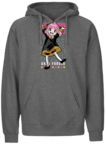 Anya Forger - spy x family, anya forger, anime girl, kawaii anime, telepath girl, cute anime, comedy anime, manga anime, anime art - Fairtrade Hoodie