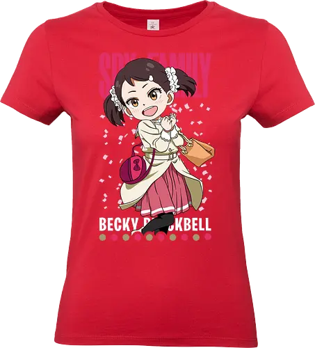 Becky Blackbell Spy x Family - spy x family, becky blackbell, anime girl, elegant anime, school anime, kawaii style, manga anime, japanese anime, anime art - Standard T-Shirt (Women)