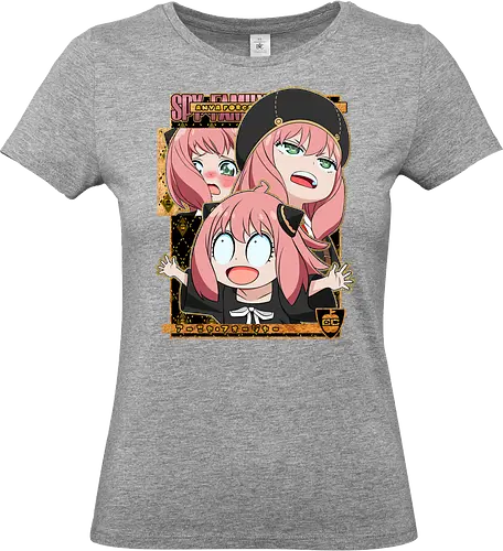 Anya Forger Spy x Family - spy x family, anya forger, chibi anya, kawaii aesthetic, funny anime girl, telepath kid, cute manga style, anime illustration, pastel anime art - Standard T-Shirt (Women)
