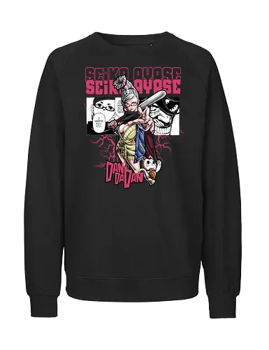 Seiko Ayase - dandadan, seiko ayase, spirit medium, supernatural anime, anime woman, manga anime, japanese anime, anime art, occult anime - Fairtrade Sweatshirt