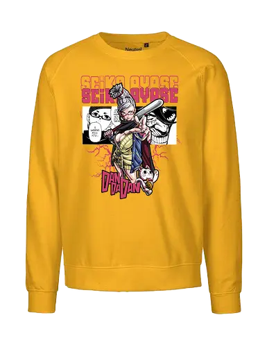 Seiko Ayase - dandadan, seiko ayase, spirit medium, supernatural anime, anime woman, manga anime, japanese anime, anime art, occult anime - Fairtrade Sweatshirt