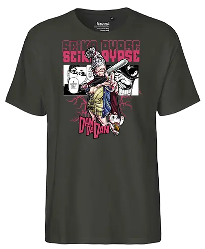 Seiko Ayase - dandadan, seiko ayase, spirit medium, supernatural anime, anime woman, manga anime, japanese anime, anime art, occult anime - Fairtrade T-Shirt