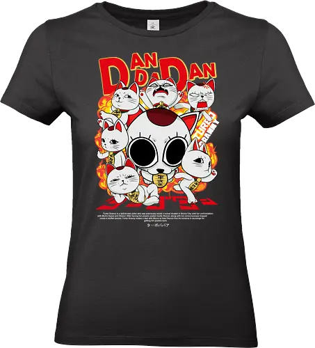 Turbo Granny - dandadan, turbo granny, turbo cat, yokai spirit, creepy cute, supernatural anime, manga anime, japanese anime, anime art - Standard T-Shirt (Women)