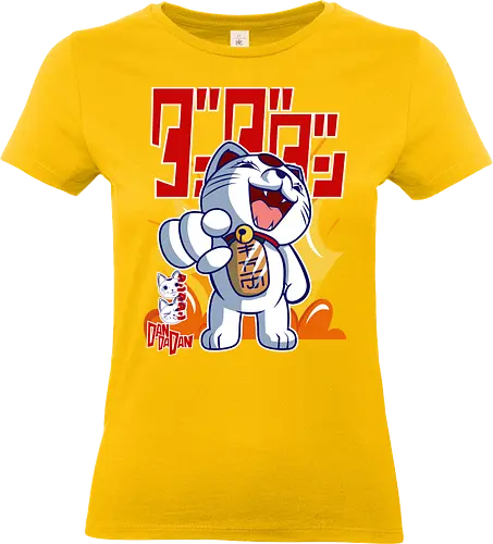 Turbo Cat - dandadan, possessed cat, urban legend, yokai anime, horror comedy anime, manga anime, japanese anime, anime illustration - Standard T-Shirt (Women)