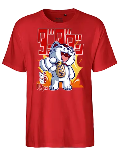 Turbo Cat - dandadan, possessed cat, urban legend, yokai anime, horror comedy anime, manga anime, japanese anime, anime illustration - Fairtrade T-Shirt