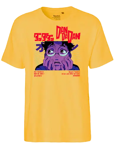 Ken Takakura (Okarun) - dandadan, ken takakura, okarun, anime boy, supernatural powers, manga anime, japanese anime, anime art, sci fi anime - Fairtrade T-Shirt