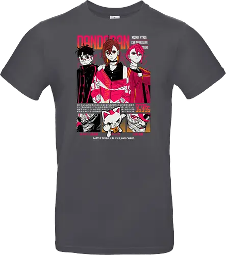 Dandadan - dandadan, paranormal anime, alien invasion, yokai battle, sci fi horror, action comedy manga, supernatural duo, japanese manga series, anime illustration - Standard T-Shirt