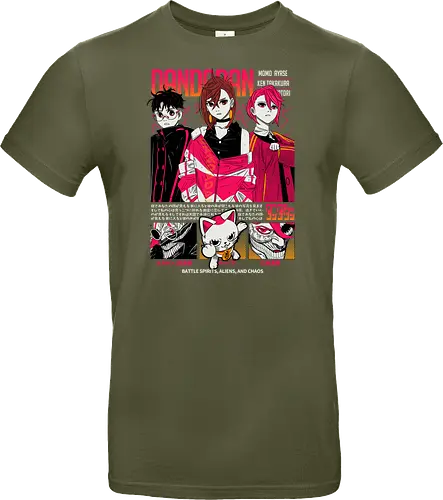 Dandadan - dandadan, paranormal anime, alien invasion, yokai battle, sci fi horror, action comedy manga, supernatural duo, japanese manga series, anime illustration - Standard T-Shirt