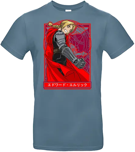 Edward Full Metal - ullmetal alchemist, edward elric, fullmetal alchemist brotherhood, state alchemist, anime hero, shonen anime, manga anime, japanese anime, anime art - Standard T-Shirt