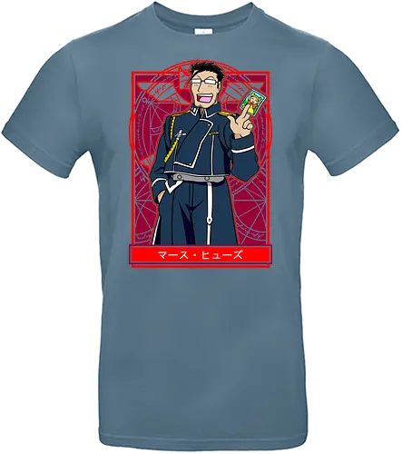 Maes Hughes Full Metal - fullmetal alchemist, maes hughes, amestris military, anime character, emotional anime moment, brotherhood anime, manga anime, japanese anime, anime art - Standard T-Shirt
