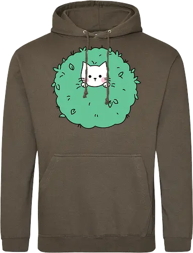 Gatito Lindo en un Arbusto